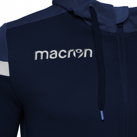 Олимпийка парадная MACRON EADESY HOODY NAVY/WHITE