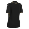 Футболка судейская проф. женская MACRON TESS ECO SHIRT SS BLACK/GOLD