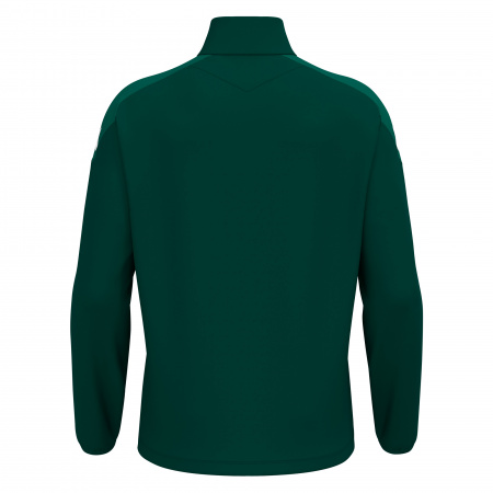 Толстовка тренировочная MACRON ANDUIN TRAINING 1/4 ZIP TOP BOTTLE GREEN/LIGHT BOTTLE GREEN