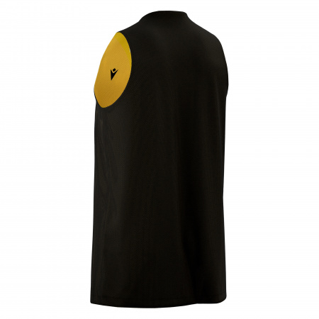 Майка спортивная MACRON IDAHO JERSEY REVERSIBLE BLACK/YELLOW