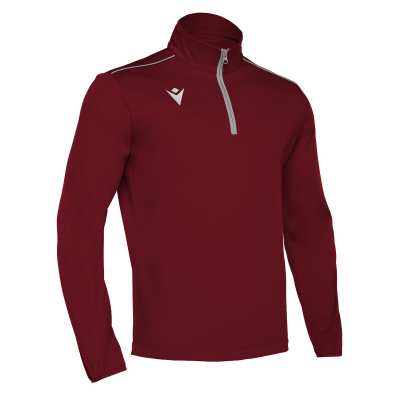 Толстовка тренировочная MACRON HAVEL 1/4 ZIP TOP CARDINAL