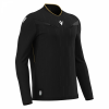 Футболка судейская проф. MACRON MENDEZ ECO SHIRT LS BLACK/GOLD