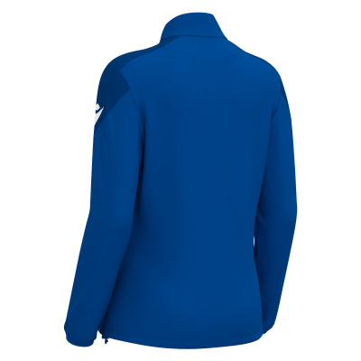 Толстовка тренировочная женская MACRON ANORA TRAINING 1/4 ZIP TOP ROYAL BLUE/DARK ROYAL BLUE