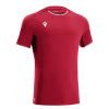 Футболка спортивная MACRON RHODIUM ECO SHIRT RED/DARK RED/WHITE