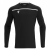 Футболка спортивная MACRON DENEB SHIRT LS BLACK/WHITE