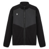 Куртка-тедди MACRON HOKKAIDO ICON FULL LENGHT ZIP TEDDY BLACK