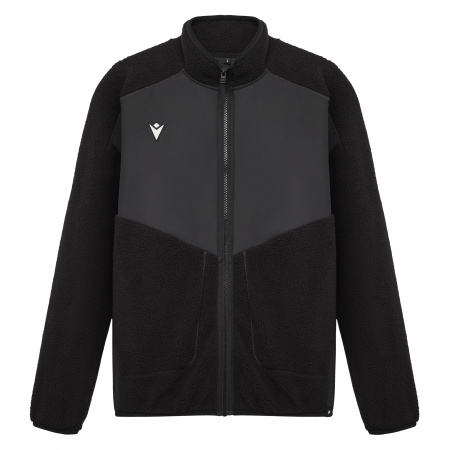Куртка-тедди MACRON HOKKAIDO ICON FULL LENGHT ZIP TEDDY BLACK