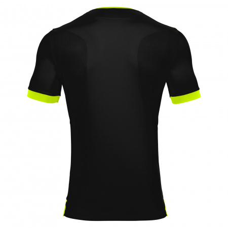 Футболка спортивная MACRON ARCTURUS SHIRT BLACK/NEON YELLOW
