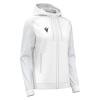 Олимпийка парадная женская MACRON ATLAS HOODY FULL LENGTH ZIP TOP WHITE/LIGHT GREY