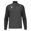 Толстовка тренировочная MACRON ISEN 1/4 ZIP TOP ANTHRACITE/DARK ANTHRACITE