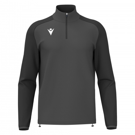 Толстовка тренировочная MACRON ISEN 1/4 ZIP TOP ANTHRACITE/DARK ANTHRACITE