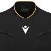 Футболка судейская проф. MACRON MENDEZ ECO SHIRT LS BLACK/GOLD