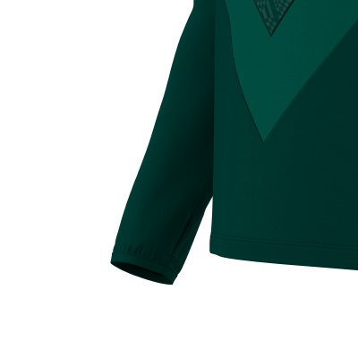 Толстовка тренировочная MACRON YARUGA TRAINING 1/4 ZIP TOP BOTTLE GREEN/LIGHT BOTTLE GREEN