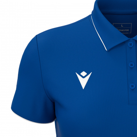 Поло спортивное женское MACRON MELODY POLO ROYAL BLUE/WHITE
