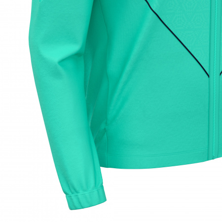 Олимпийка спортивная MACRON MORPHEUS MICROFIBER FULL LENGTH ZIP TOP TURQUOISE/NAVY