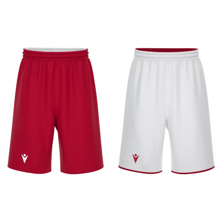 Шорты баскетбольные MACRON X500 SHORTS RED/WHITE