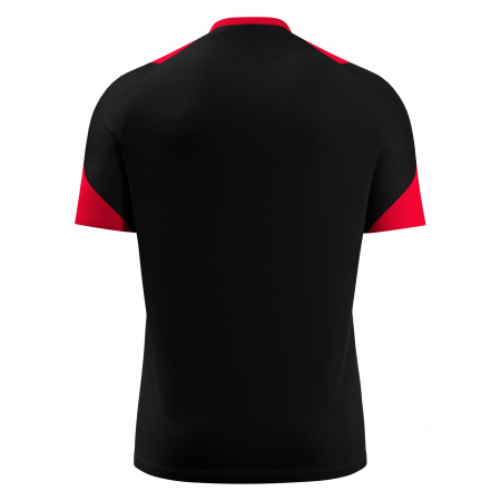 Футболка спортивная MACRON GOLEM SHIRT BLACK/RED