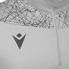 Толстовка тренировочная MACRON TAGUS 1/4 ZIP TOP SILVER/ANTHRACITE