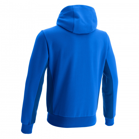 Олимпийка спортивная MACRON TRUMPET FULL ZIP HOODED SWEATSHIRT ROYAL BLUE/DARK ROYAL BLUE