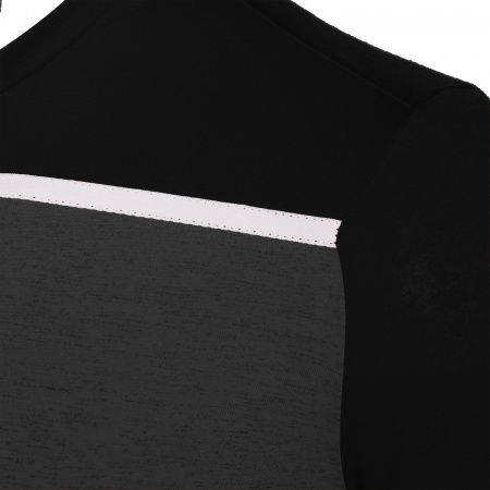 Футболка спортивная х/б MACRON COUNTRY T-SHIRT BLACK/WHITE