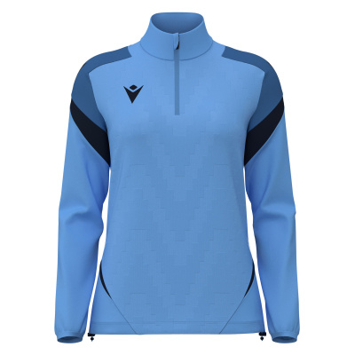 Толстовка тренировочная женская LEONA TRAINING 1/4 ZIP TOP INDIGO SKY/NAVY