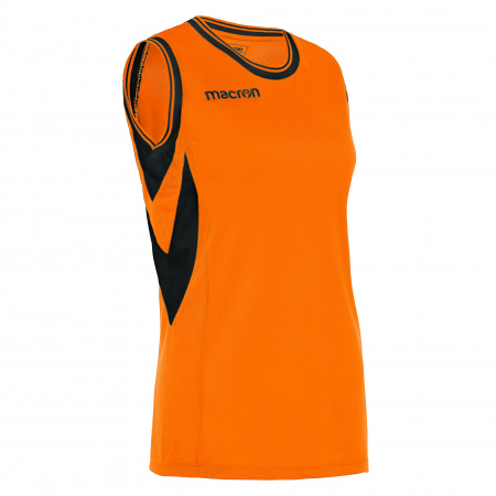 Майка спортивная MACRON POTASSIUM WOMAN SHIRT ORANGE/BLACK