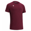 Футболка спортивная х/б MACRON NEVEL T-SHIRT CARDINAL/DARK CARDINAL