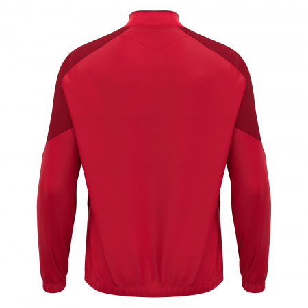 Олимпийка спортивная MACRON MORPHEUS MICROFIBER FULL LENGTH ZIP TOP RED/DARK RED