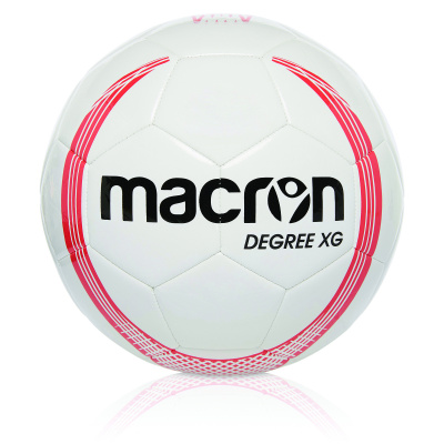 Мяч футбольный тренировочный MACRON DEGREE XG N.5 WHITE/RED