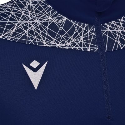 Толстовка тренировочная MACRON TAGUS 1/4 ZIP TOP NAVY/WHITE