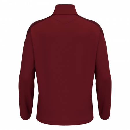 Толстовка тренировочная MACRON ANDUIN TRAINING 1/4 ZIP TOP CARDINAL/DARK CARDINAL