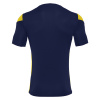 Футболка спортивная MACRON POLIS SHIRT NAVY/YELLOW