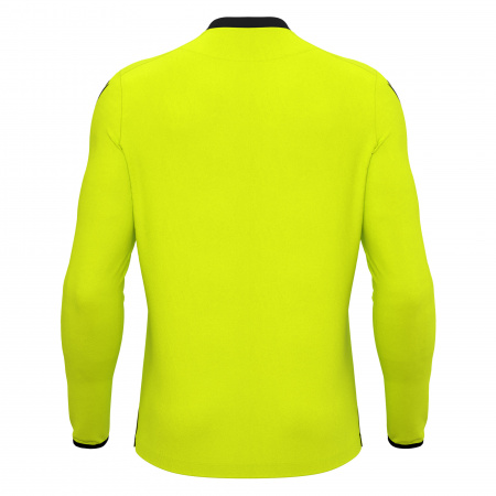 Футболка судейская проф. MACRON FRISK SHIRT LS NEON YELLOW/BLACK