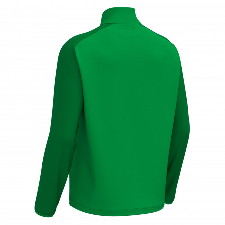 Толстовка тренировочная MACRON ISEN 1/4 ZIP TOP GREEN/DARK GREEN