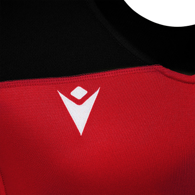 Регбийка игровая MACRON JASPER SHIRT RED/BLACK