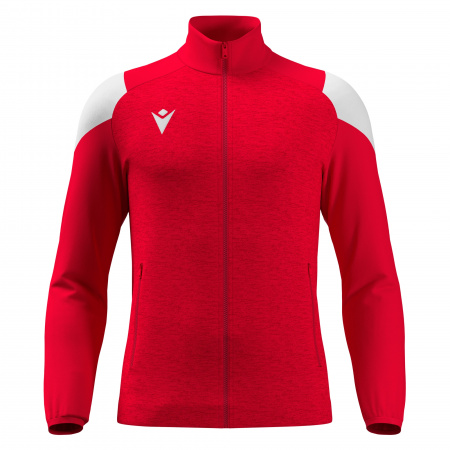 Олимпийка спортивная MACRON VANIR FULL LENGTH ZIP TOP RED/WHITE