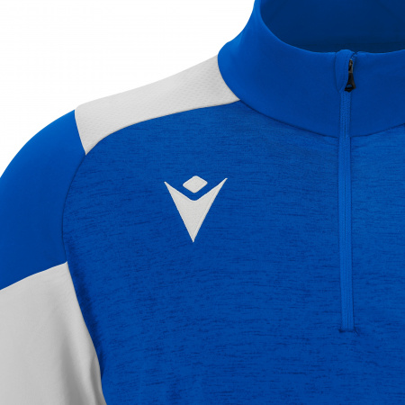 Толстовка тренировочная MACRON IZEL TRAINING 1/4 ZIP TOP ROYAL BLUE/WHITE
