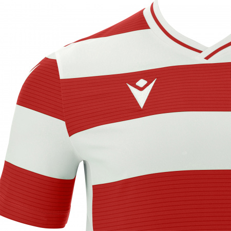 Футболка спортивная MACRON ALCYON ECO SHIRT WHITE/RED