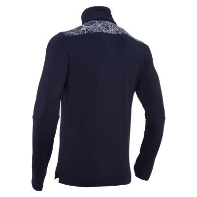 Толстовка тренировочная MACRON KOLYMA TURTLENECK TOP NAVY/WHITE