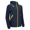 Олимпийка спортивная MACRON TIAMAT FULL LENGTH ZIP TOP NAVY/YELLOW
