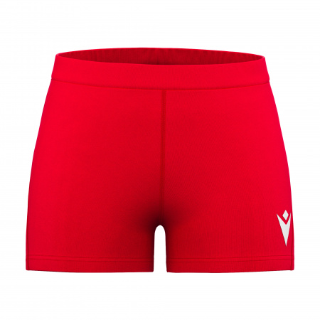 Велосипедки женские MACRON FLOWER CYCLING SHORTS RED