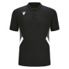 Поло парадное MACRON RAP POLO BLACK/WHITE