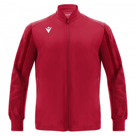 Олимпийка спортивная MACRON ACHILLES FULL LENGTH ZIP TOP RED/DARK RED