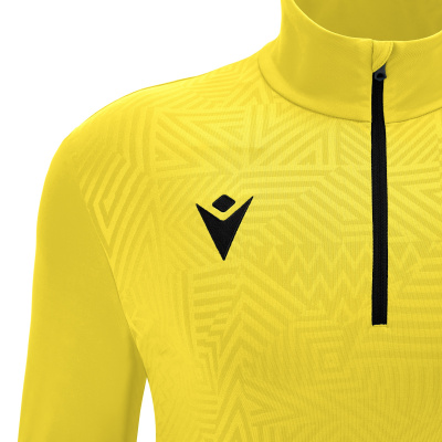 Толстовка тренировочная MACRON FRASER TRAINING 1/4 ZIP TOP YELLOW/BLACK