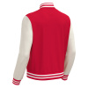 Куртка спортивная MACRON FIDDLE VARSITY COLLEGE JACKET RED/OFFWHITE
