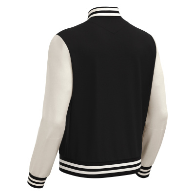 Куртка спортивная MACRON FIDDLE VARSITY COLLEGE JACKET BLACK/OFFWHITE