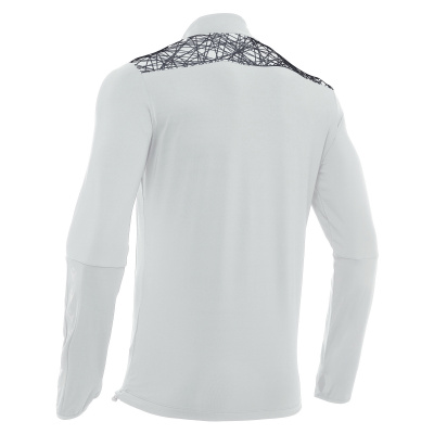 Толстовка тренировочная MACRON TIBER 1/4 ZIP TOP SILVER/ANTHRACITE