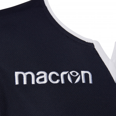 Футболка спортивная MACRON FLUORINE SHIRT NAVY/WHITE