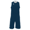 Комплект баскетбольный MACRON X500 SET REVERSIBLE NAVY/WHITE