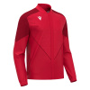 Олимпийка спортивная MACRON MORPHEUS MICROFIBER FULL LENGTH ZIP TOP RED/DARK RED